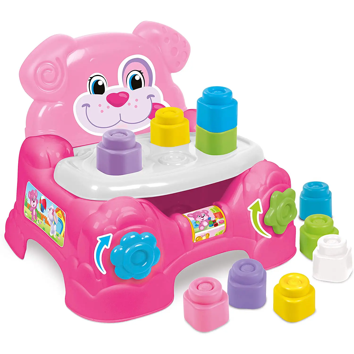 Clementoni Clemmy Baby Poltroncina Portamattoncini Bimba 1 Clementoni Clemmy Baby Poltroncina Portamattoncini Bimba