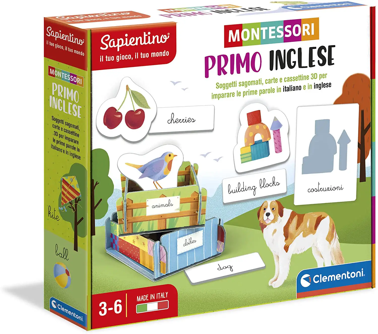 Clementoni Montessori Primo Inglese New 1 Clementoni Montessori Primo Inglese New