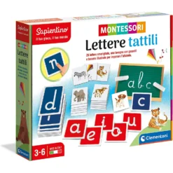 Clementoni Montessori Lettere Tattili