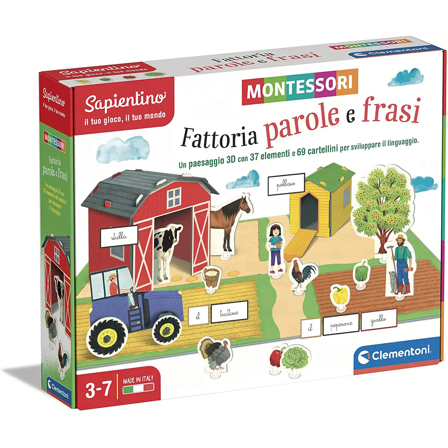 Clementoni Montessori Fattoria Parole E Frasi 1 Clementoni Montessori Fattoria Parole E Frasi