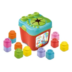 Clementoni Soft Clemmy Touch Build And Play Sensory Bucket