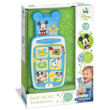 Clementoni Baby Mickey - Smartphone Interattivo Per Bambini 1 Clementoni Baby Mickey - Smartphone Interattivo Per Bambini