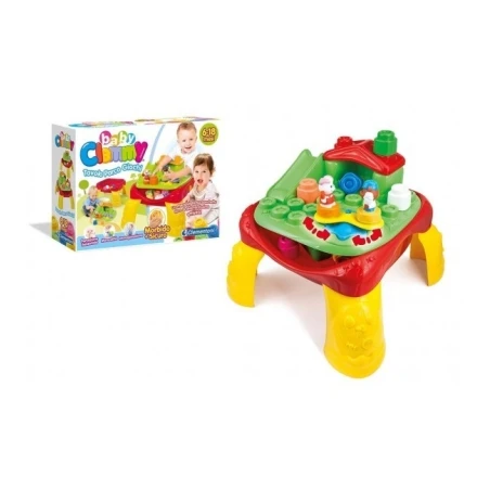 Clementoni Clemmy Tavolo Parco Giochi Morbidi Mattoncini 12m+ 1 Clementoni Clemmy Tavolo Parco Giochi Morbidi Mattoncini 12m+