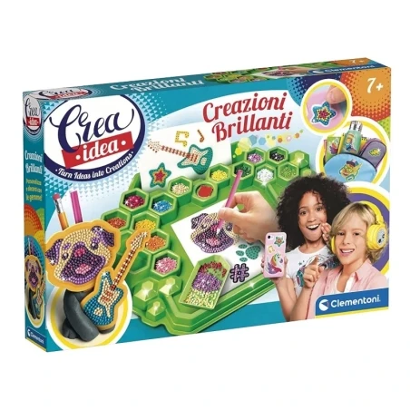 Clementoni Creazioni Brillanti - Gioco Di Creatività 1 Clementoni Creazioni Brillanti - Gioco Di Creatività