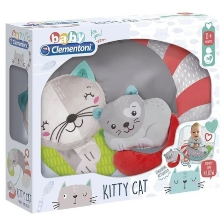 Clementoni Kitty Cat - Cuscino Primi Mesi 1 Clementoni Kitty Cat - Cuscino Primi Mesi
