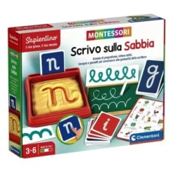 Clementoni Montessori - Scrivo Sulla Sabbia