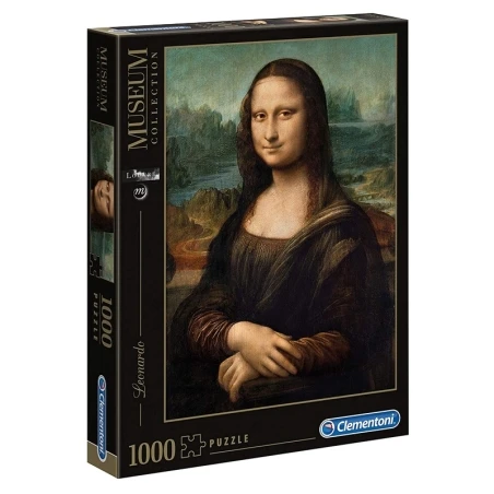 Clementoni Museum Collection - Puzzle 1000 La Gioconda 1 Clementoni Museum Collection - Puzzle 1000 La Gioconda