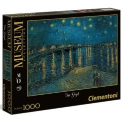 Clementoni Museum Collection - Puzzle 1000 Notte Stellata Sul Rodano