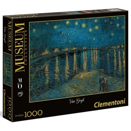 Clementoni Museum Collection - Puzzle 1000 Notte Stellata Sul Rodano 1 Clementoni Museum Collection - Puzzle 1000 Notte Stellata Sul Rodano