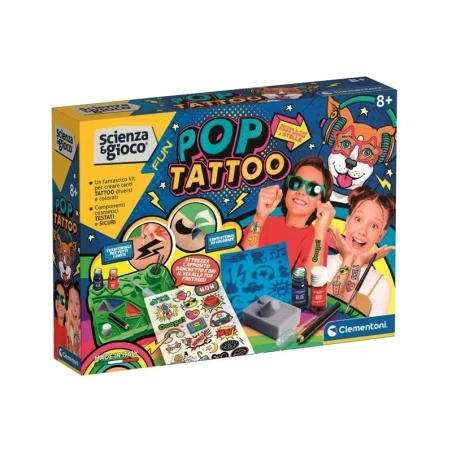Clementoni Scienza & Gioco - Pop Tattoo Gioco Creativo 1 Clementoni Scienza & Gioco - Pop Tattoo Gioco Creativo