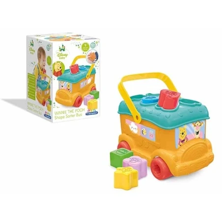 Clementoni Winnie The Pooh - Bus Inserimento Forme 1 Clementoni Winnie The Pooh - Bus Inserimento Forme